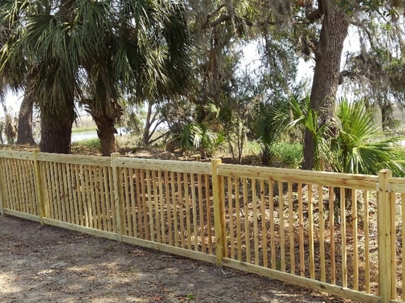 Residential Wood fencing in Georgia